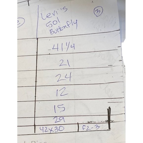 Levi’s 501 Buttonfly Jeans 42 x 30 - Picture 10 of 11